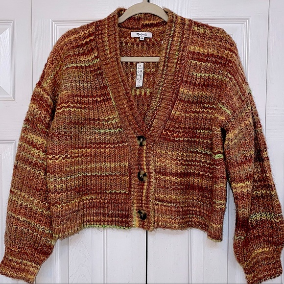 Madewell Cropped Cardigan Sweater NWT - Picture 11 of 11